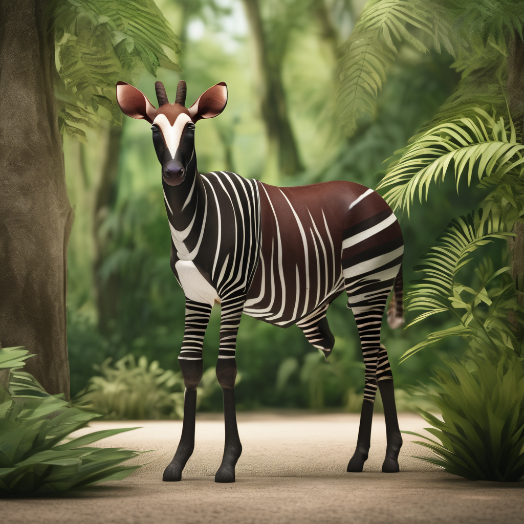 Rare Okapi Calf Born Outdoors at San Diego Zoo Sparks Conservation Buzz