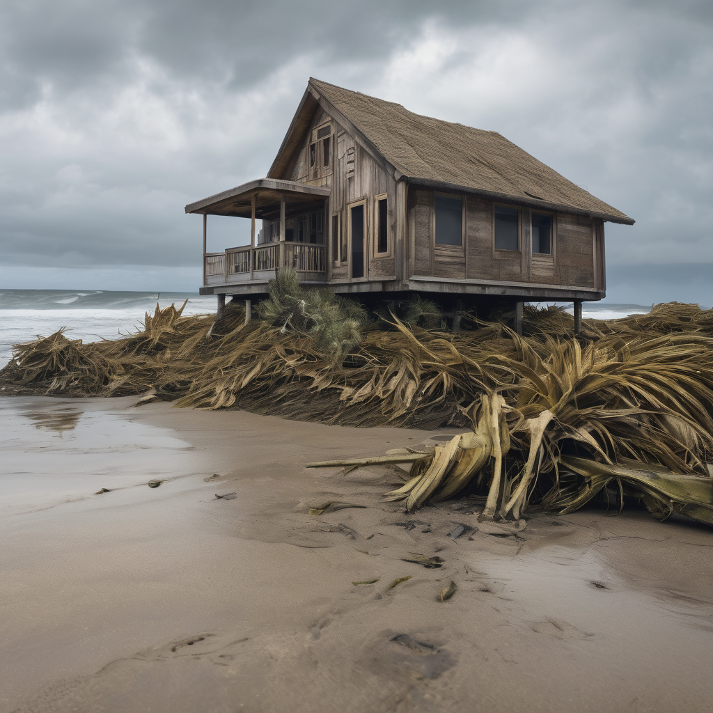 Five Buxton Homes Collapse on the Outer Banks After Hurricanes Humberto and Imelda