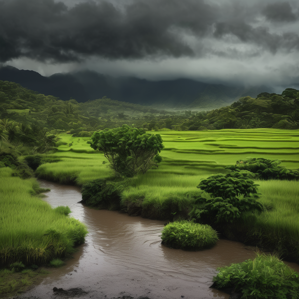 Fiji Faces Showers and Flash Flood Warnings As Low-Pressure System Lingers