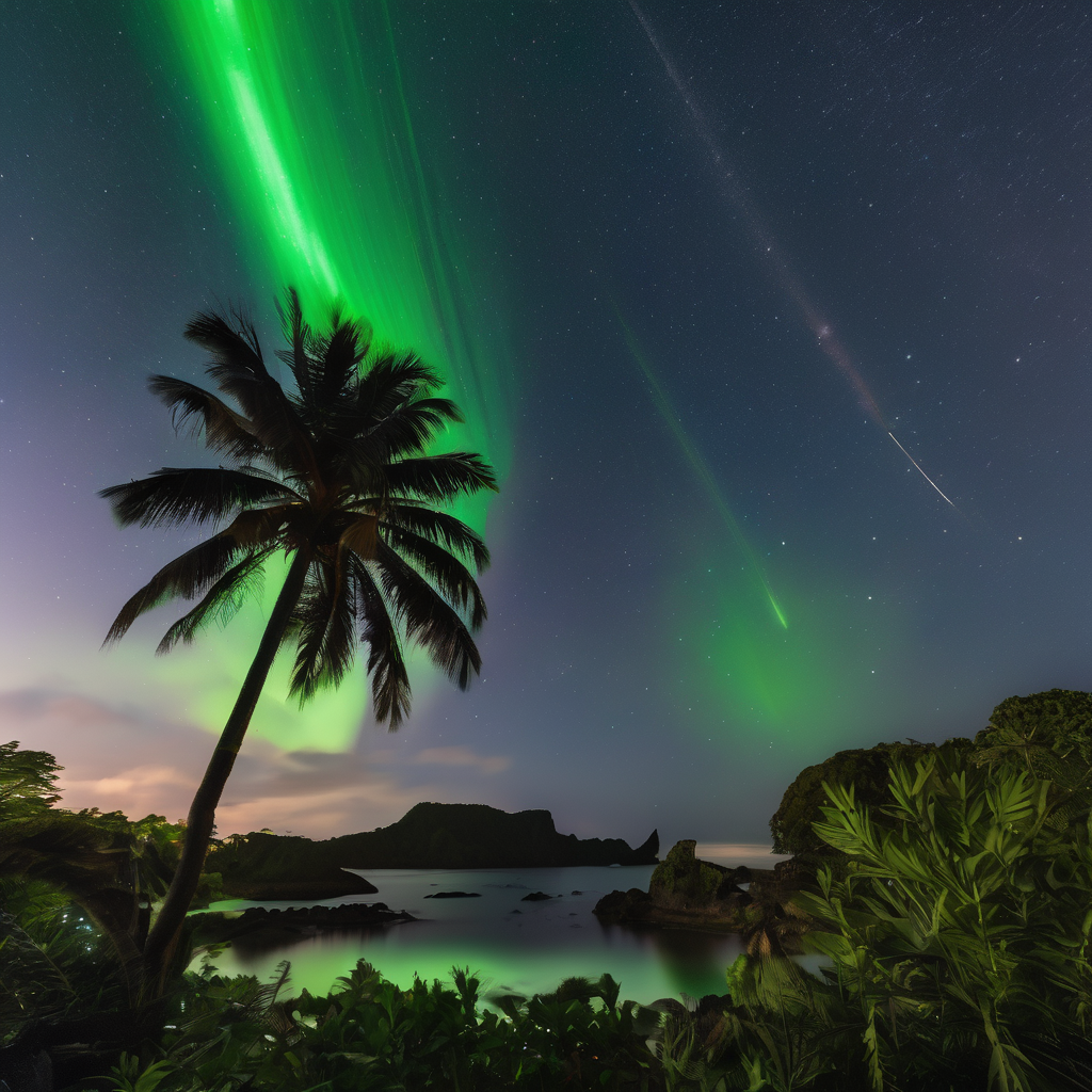 Two Green Comets Lemmon and SWAN Light Up the Night Sky