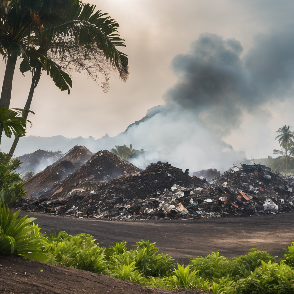 Lautoka's Vunato Landfill Fire Sparks Scrutiny Over Scrap Trade