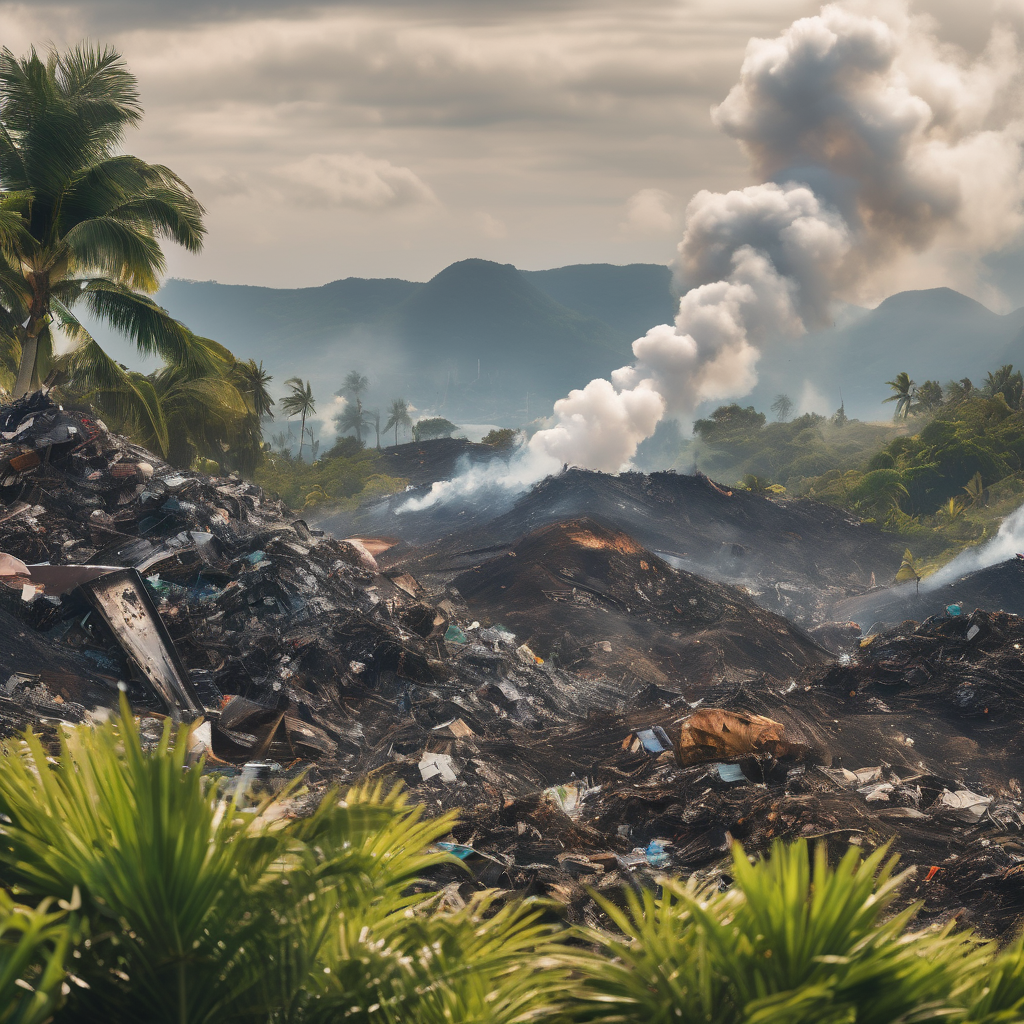 Lautoka's Vunato Landfill Fire Sparks Scrutiny Over Scrap Trade