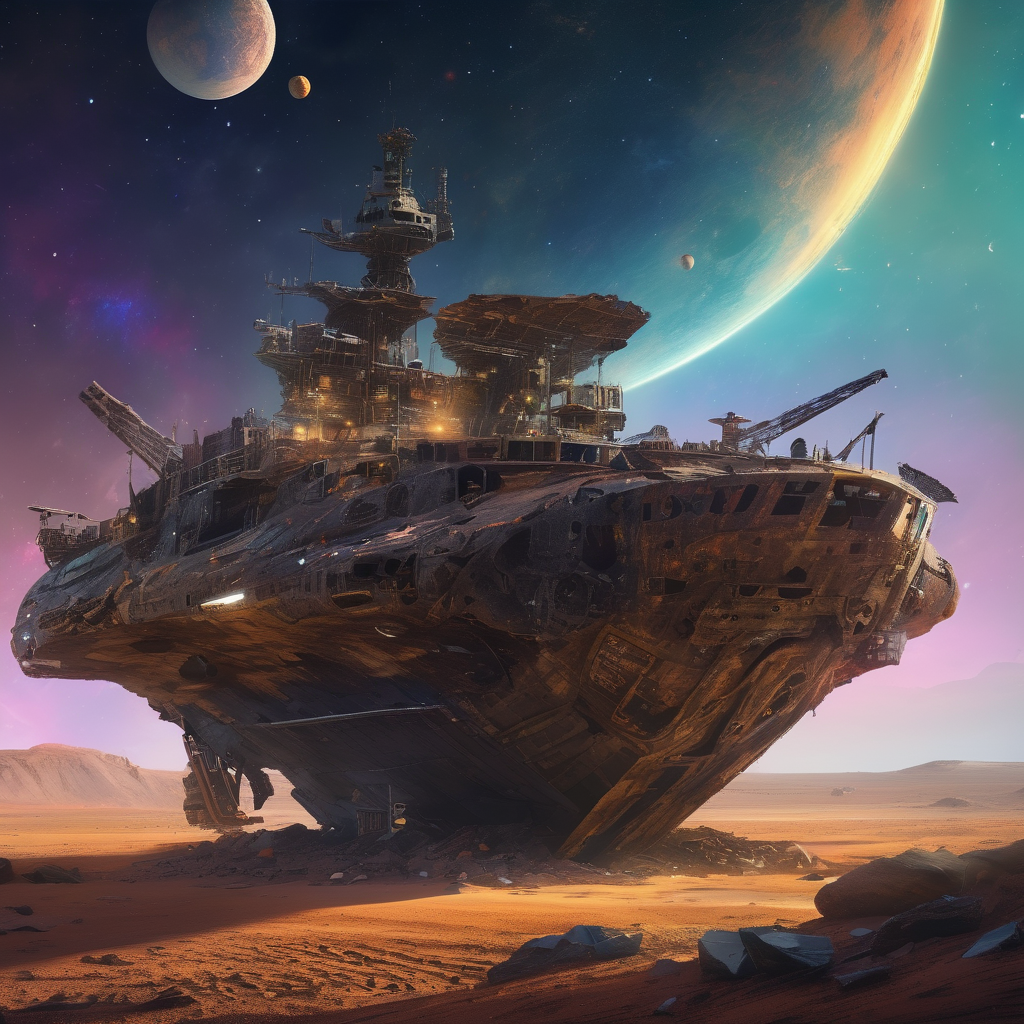 No Man's Sky Breach Update: Space Wrecks, Salvage and a Spooky Expedition