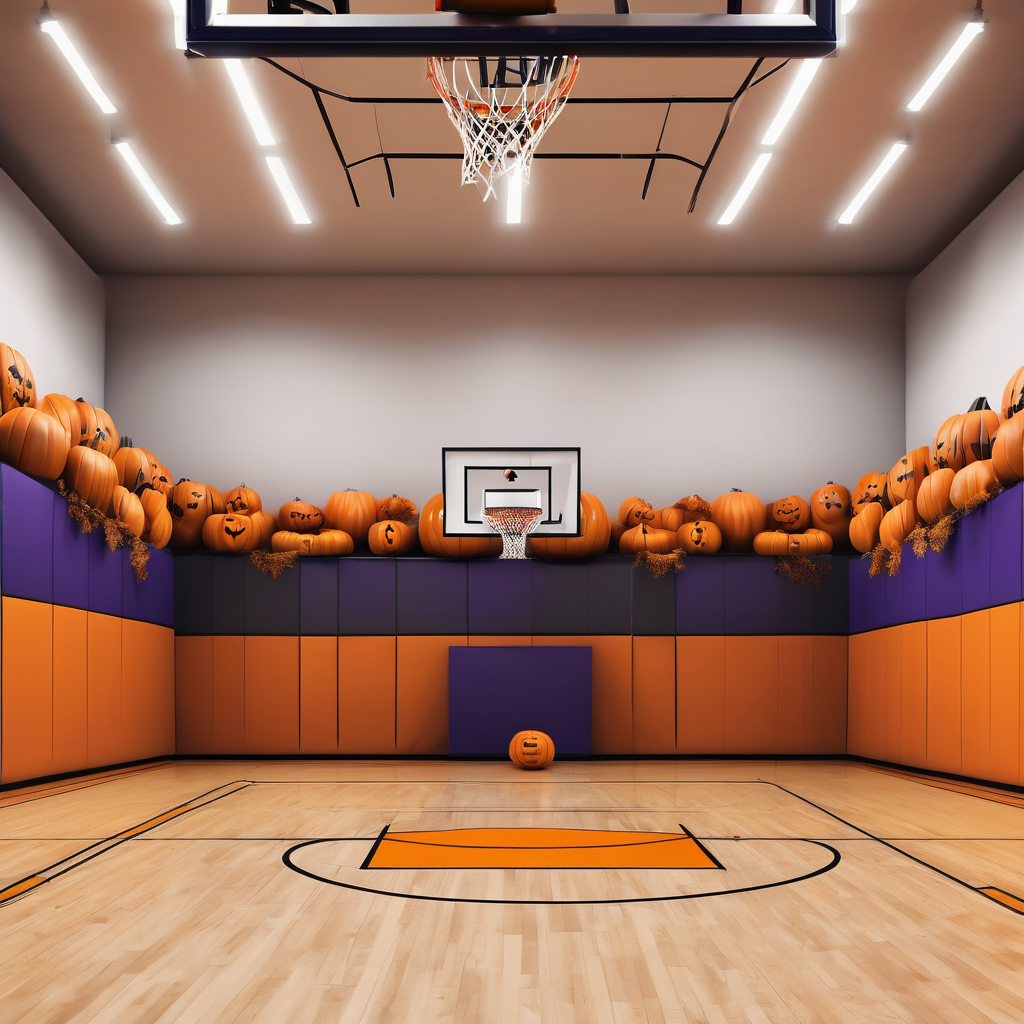Phoenix Suns Unveil Halloween Court and Black Uniforms for NBA Cup