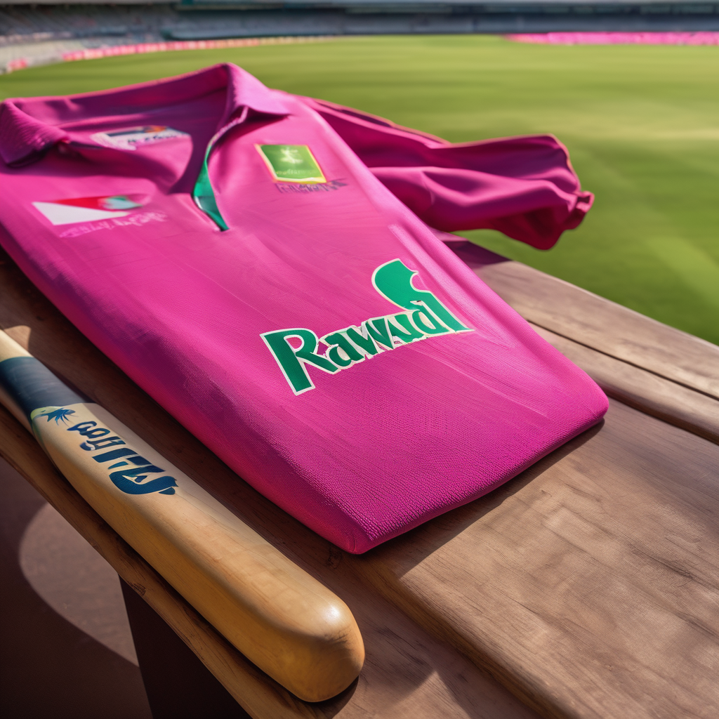 Pakistan wear pink jerseys to raise breast cancer awareness in Rawalpindi T20I