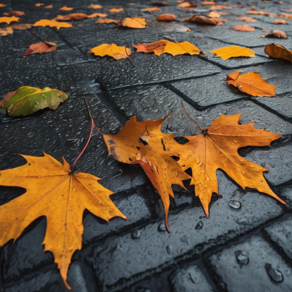 Rain and Wind Arrive as Halloween Temperatures Plunge