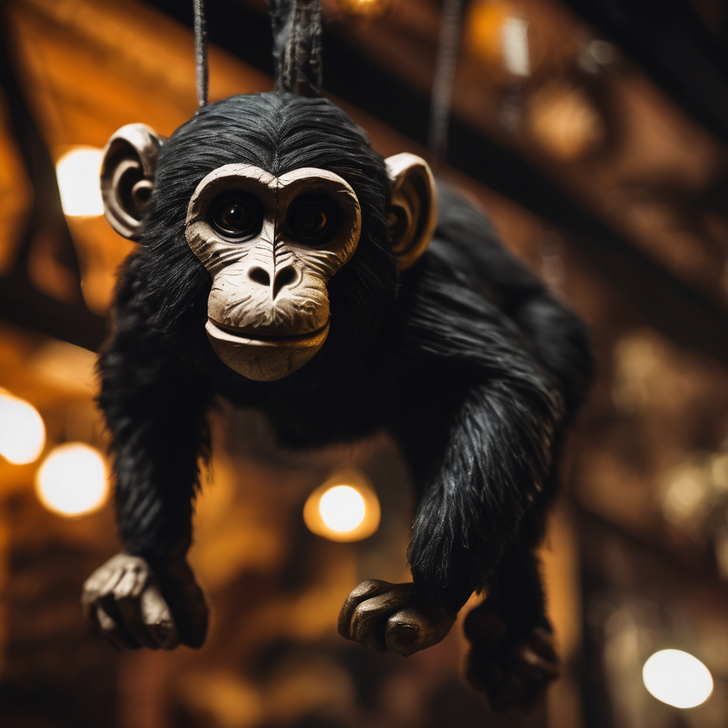 Plano Spirit Halloween Monkey Dangles From Rafters, Delighting Shoppers
