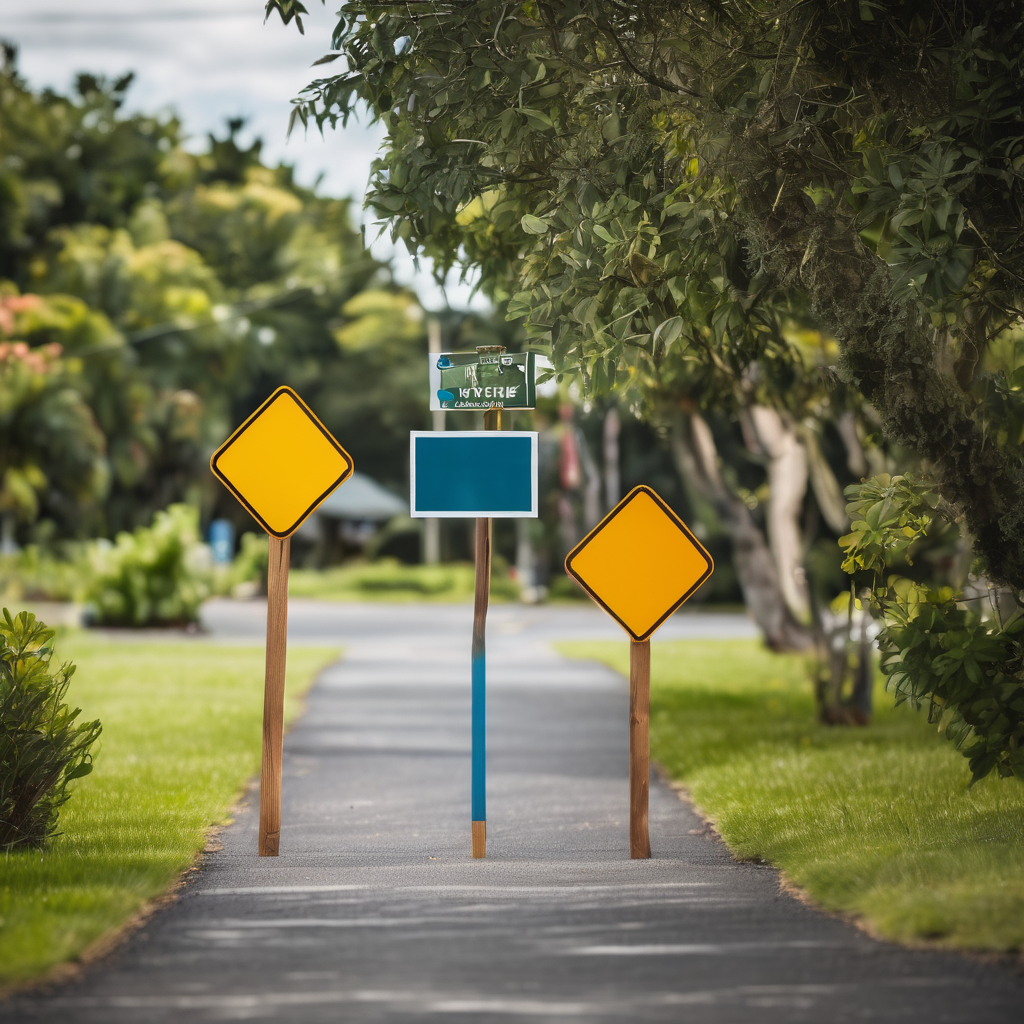 Retiree with Homemade Road Signs Keeps School Kids Safe