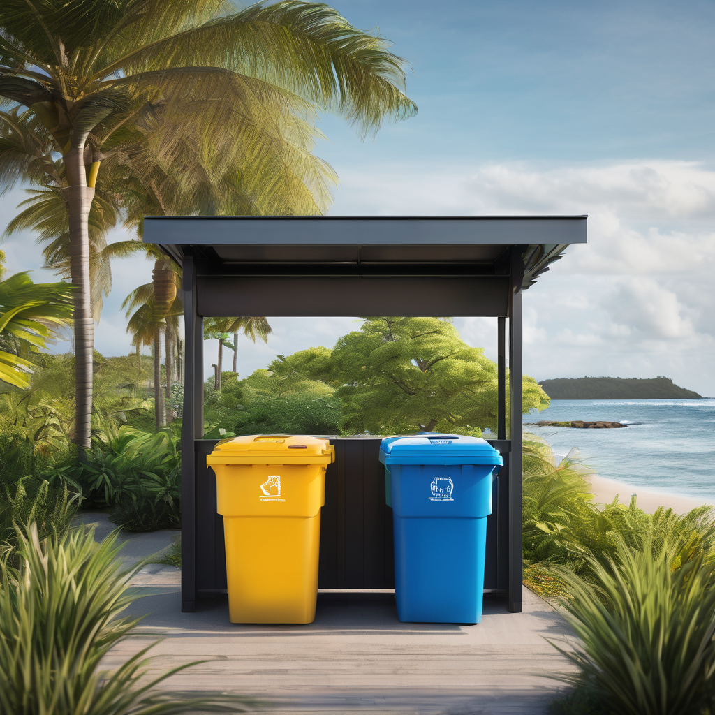 Fiji Unveils Roofed I-Recycle Station to Boost Waste Sorting