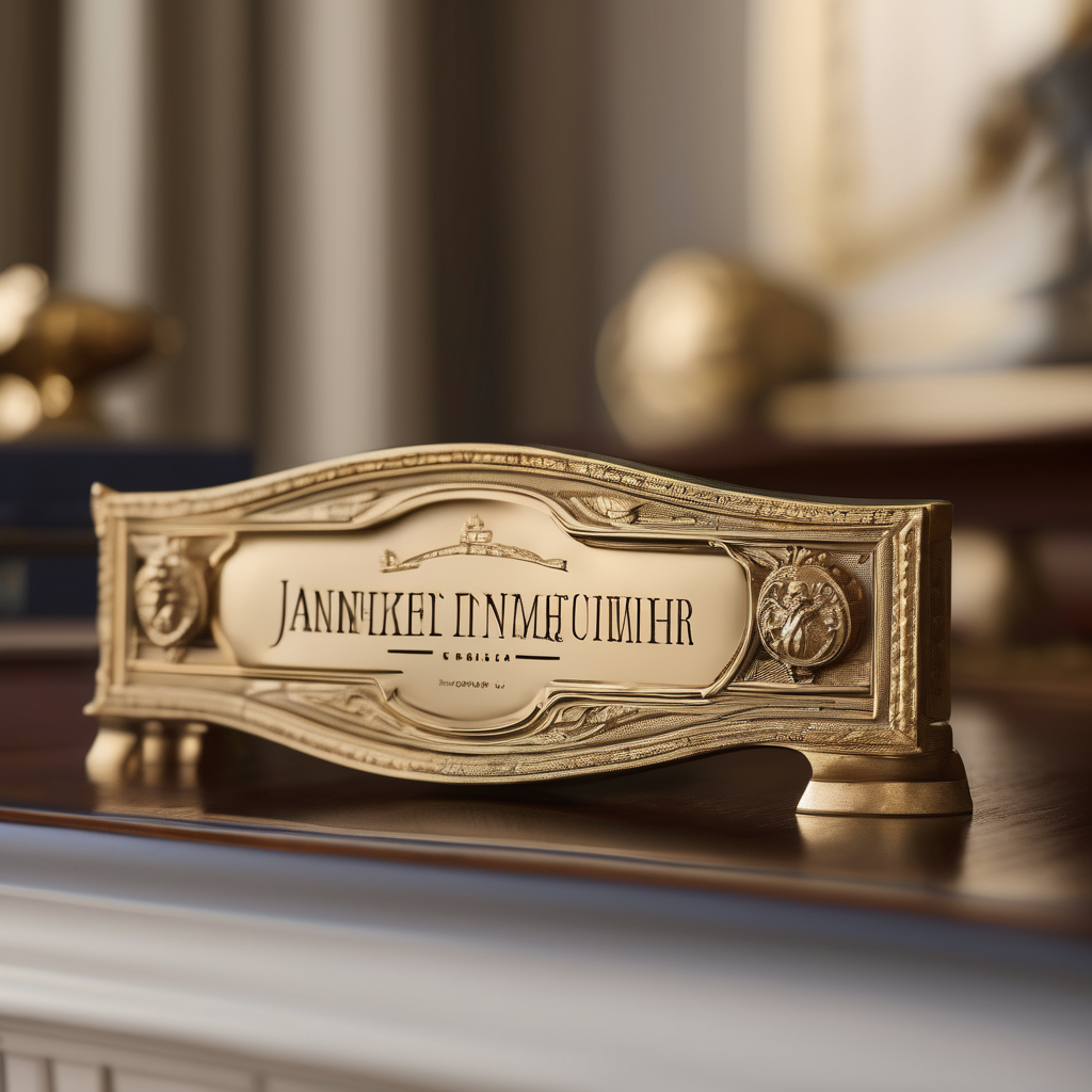 Trump's Gilded Oval Office Sign Sparks Debate Over White House Makeover