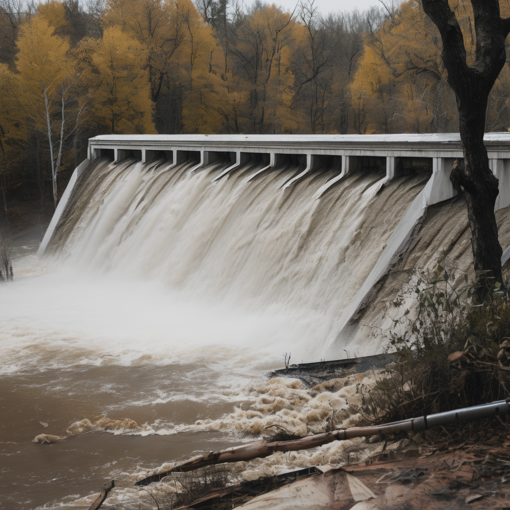 Quang Dien's vital dam breached as flood blocks relief routes ahead of Kalmaegi
