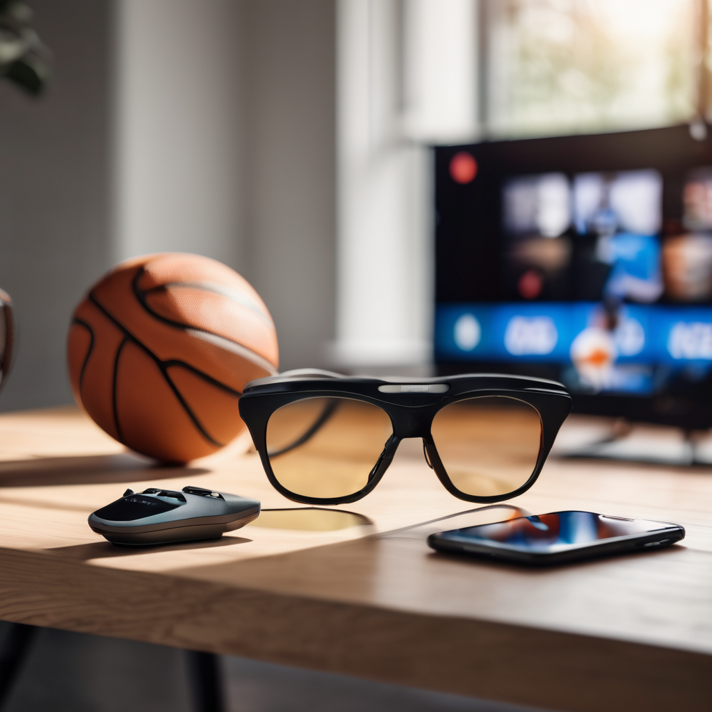 XREAL AR Glasses Turn Your Desk Into a 300-Inch NBA Viewing Experience