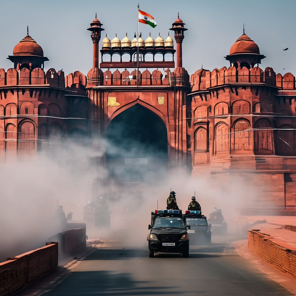 Mysterious blast near Delhi's Red Fort sparks security scramble