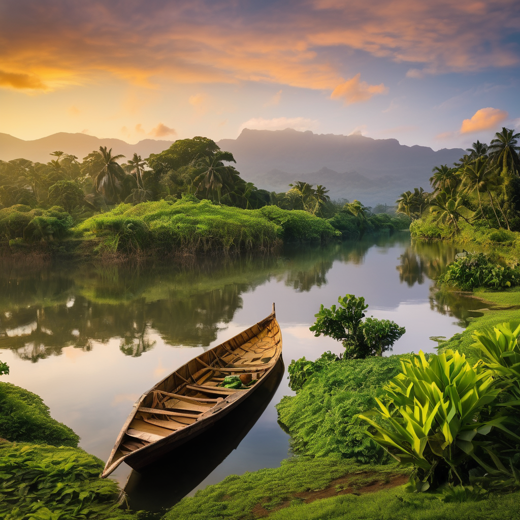 Dawn Crossing: How Fiji Market Vendors Reach Town Without a Bridge