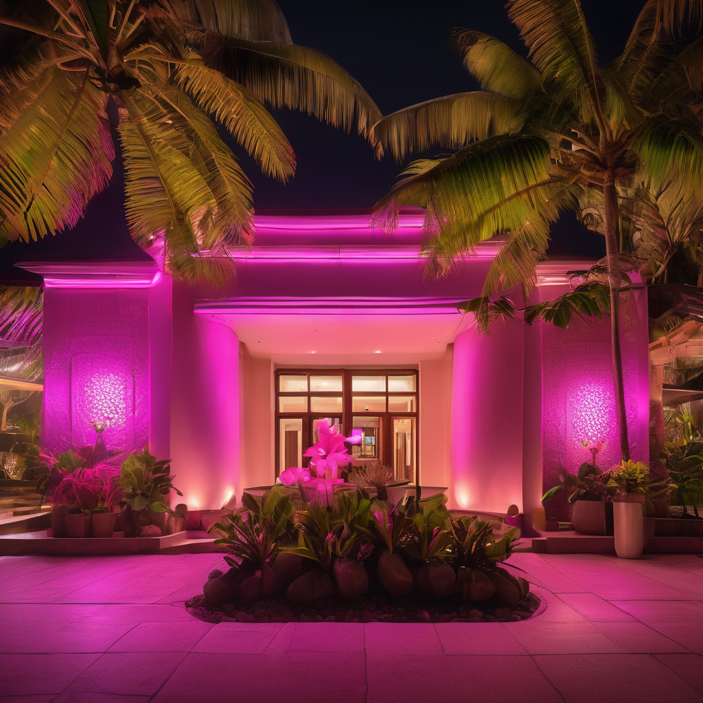 Fiji Hotels Light Up Pink for Pinktober Breast Cancer Cause