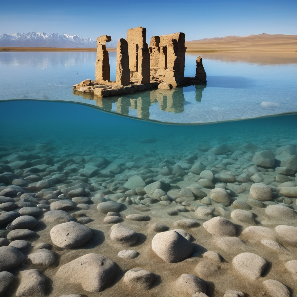 Ancient Silk Road City Emerges Under Lake Issyk-Kul