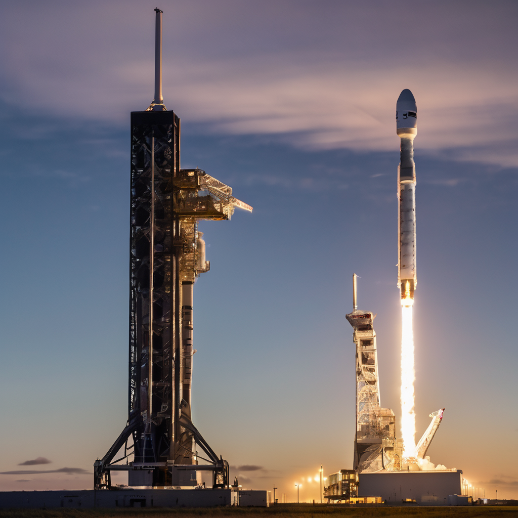 SpaceX Falcon 9 Set for Night Launch Over Cape Canaveral