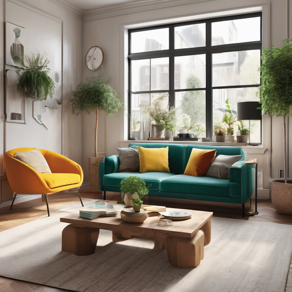 Zooey Deschanel's Color-Blocked Living Room Inspires 2026 Decor Trend