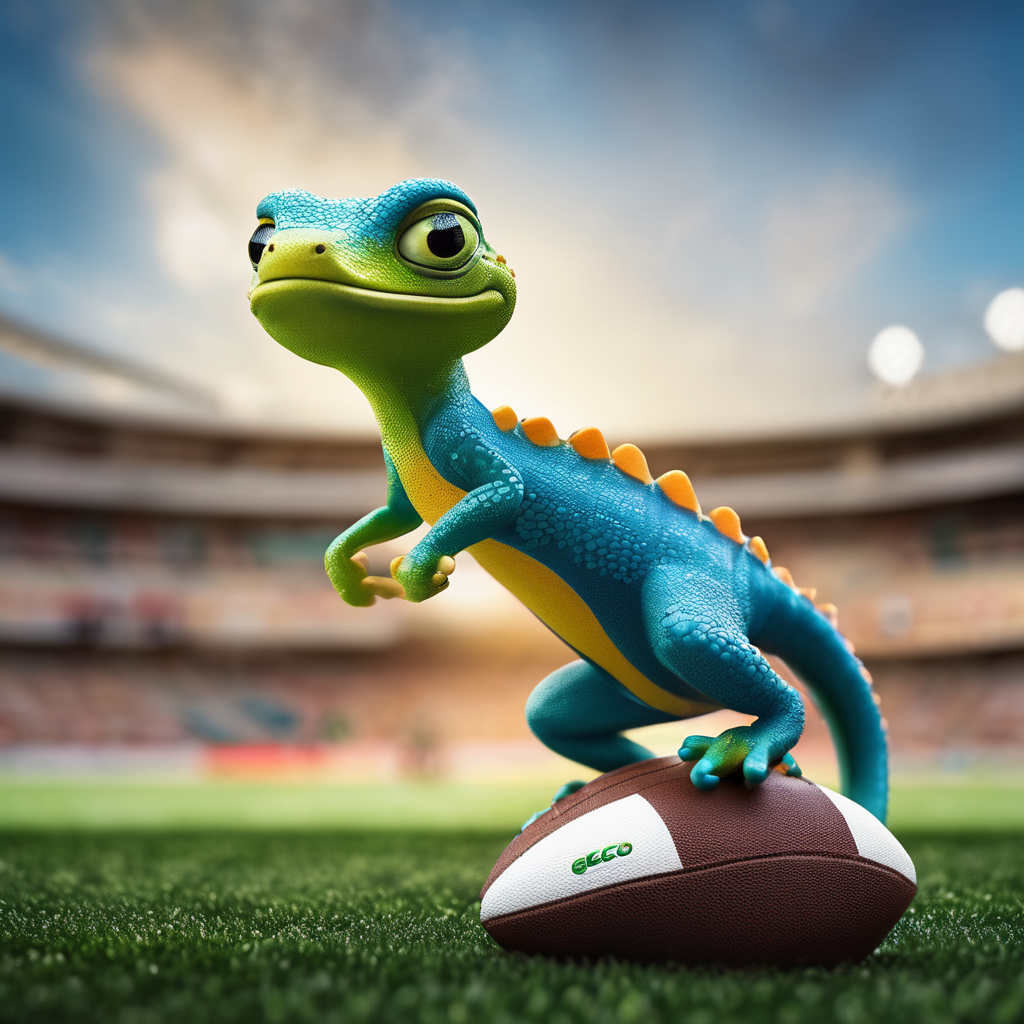 Geico Reboots Its Gecko with A.J. Brown and Emmitt Smith in a Playful NFL Campaign