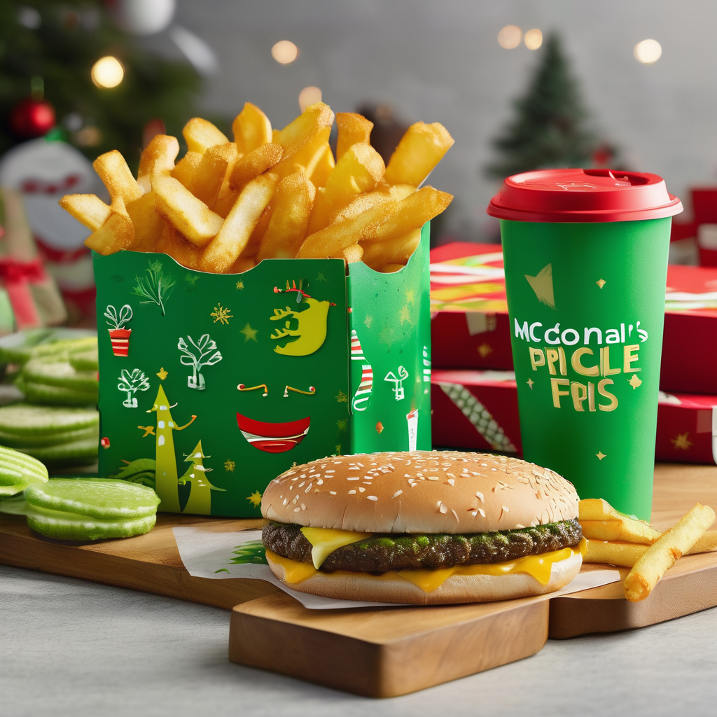 McDonald's Grinch Meal Debuts with Dill Pickle Fries and Grinch Socks