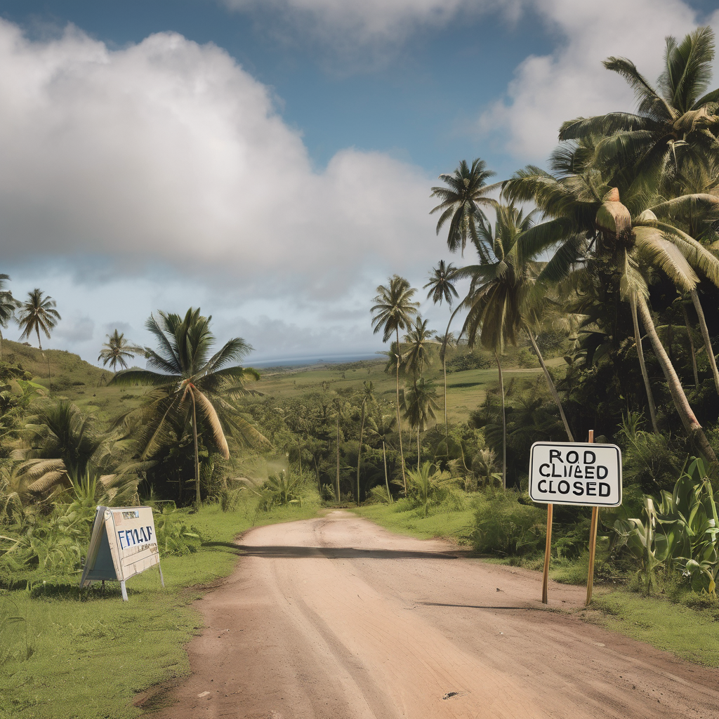 Labasa's Baubale Crossing Closes Temporarily as Bypass Goes Up