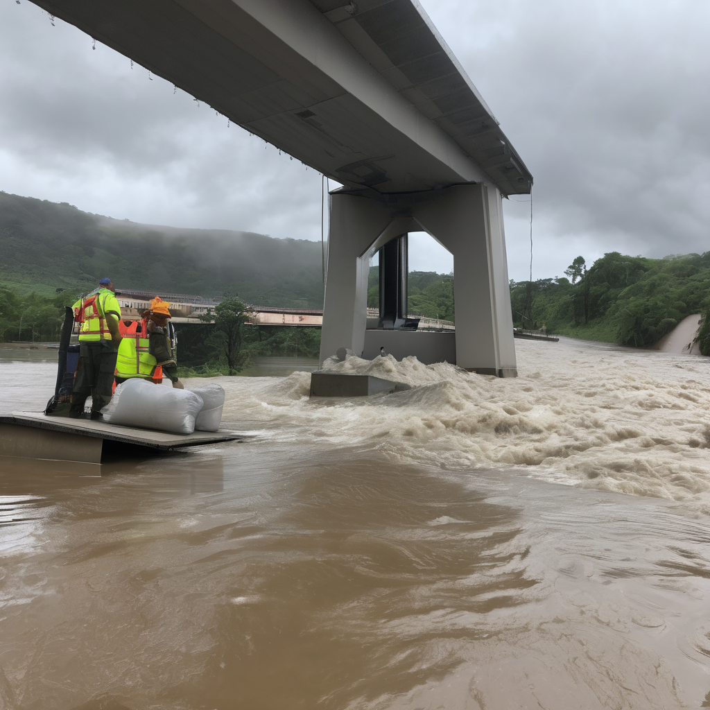 Emergency crews rush to fix Nailawa Bridge in Dawasamu, Tailevu after floods