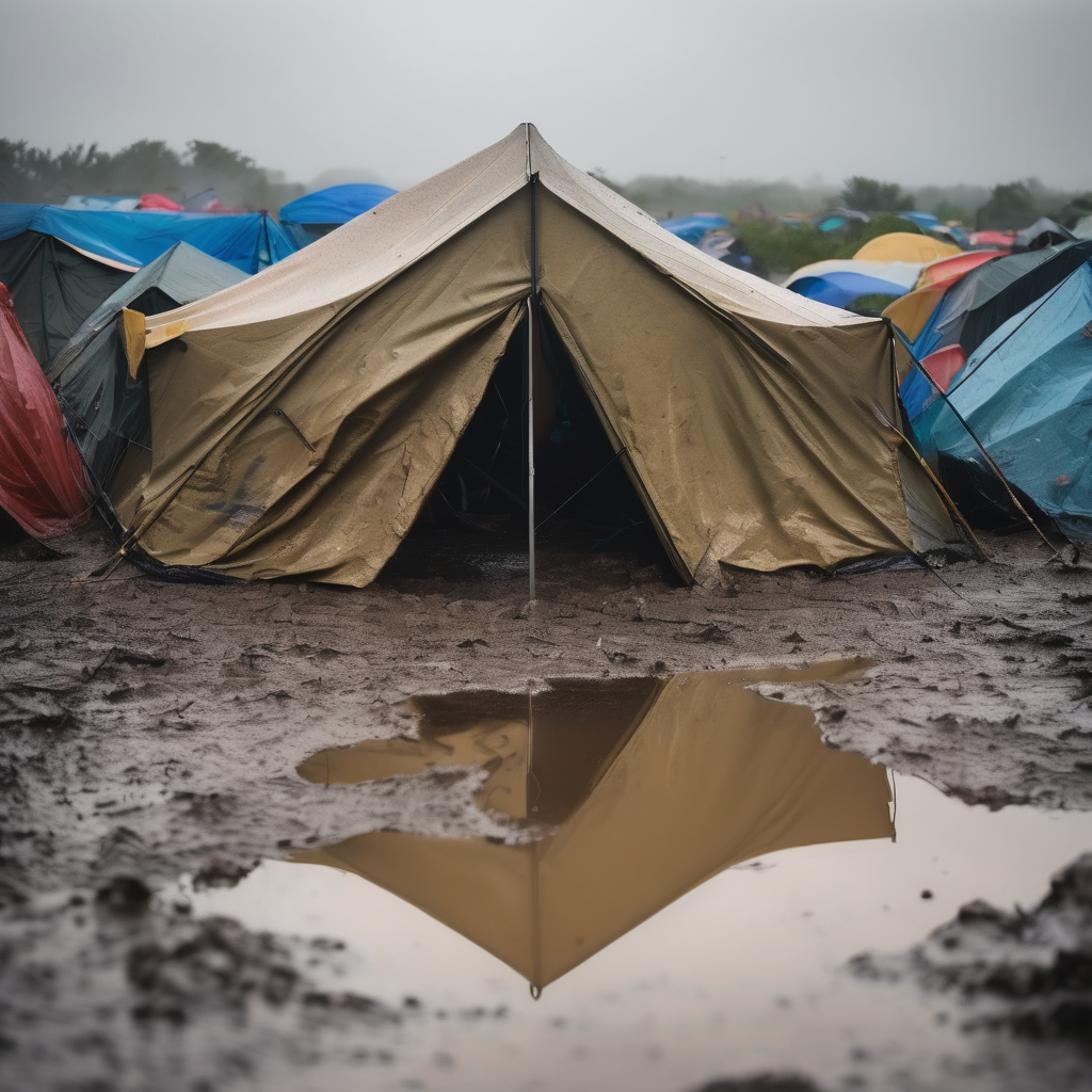 Gaza Floods Hit Displaced Camps as Shelter Shortages Worsen