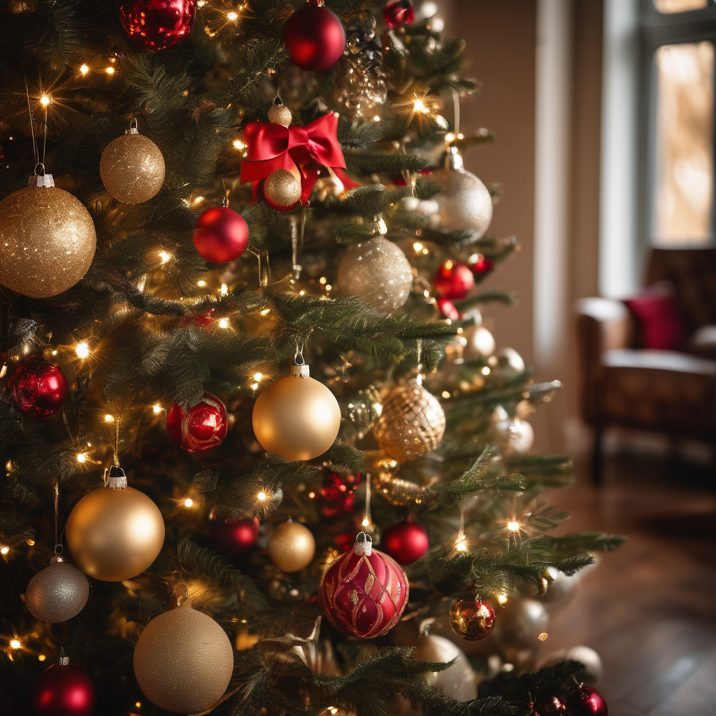 Selena Gomez and Benny Blanco Spark Cozy-Chic Christmas Tree Decor