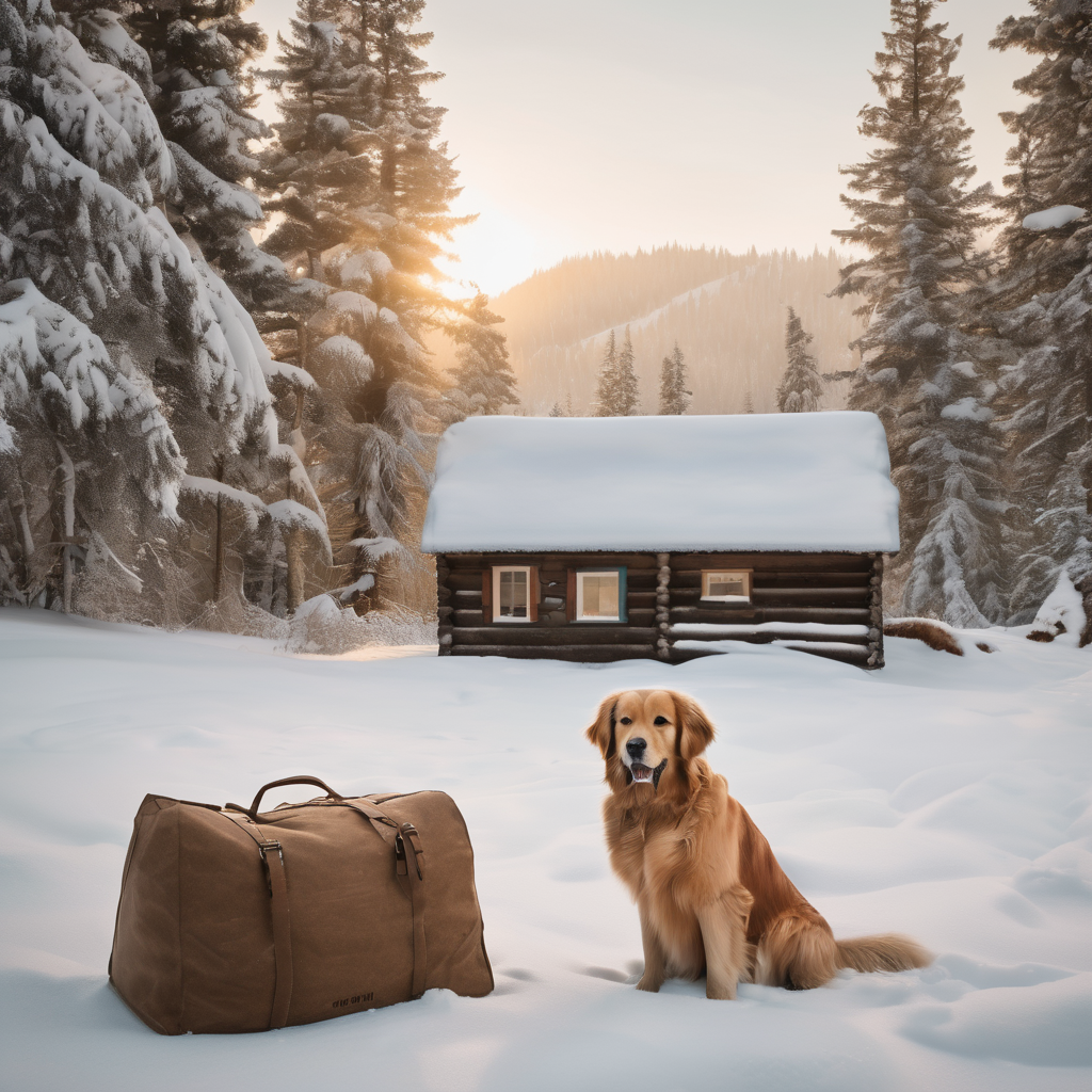 Snowy mail-delivering Golden Retriever goes viral in touching tribute