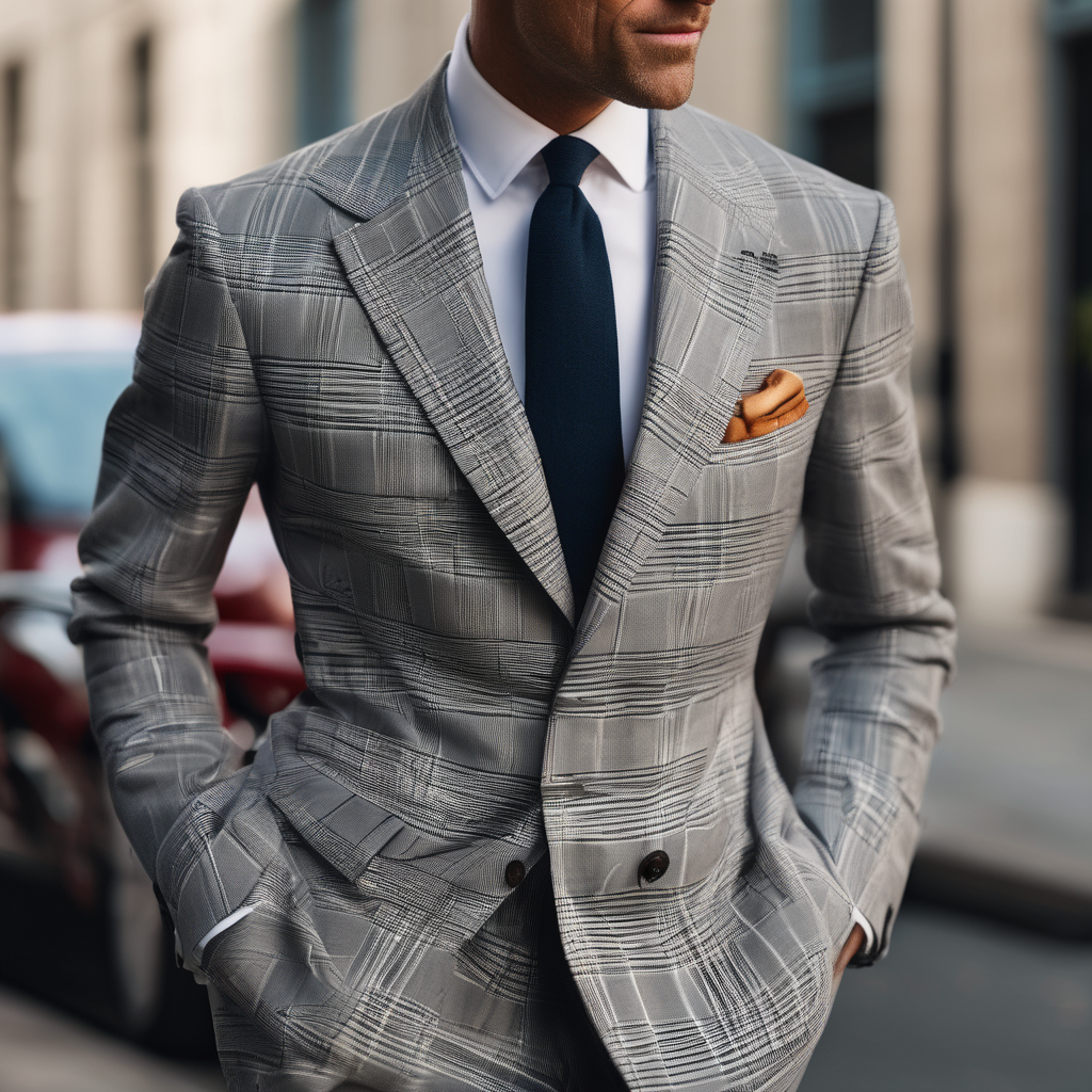 Lily Collins Stuns in Prince of Wales Plaid Alexander McQueen Power Suit