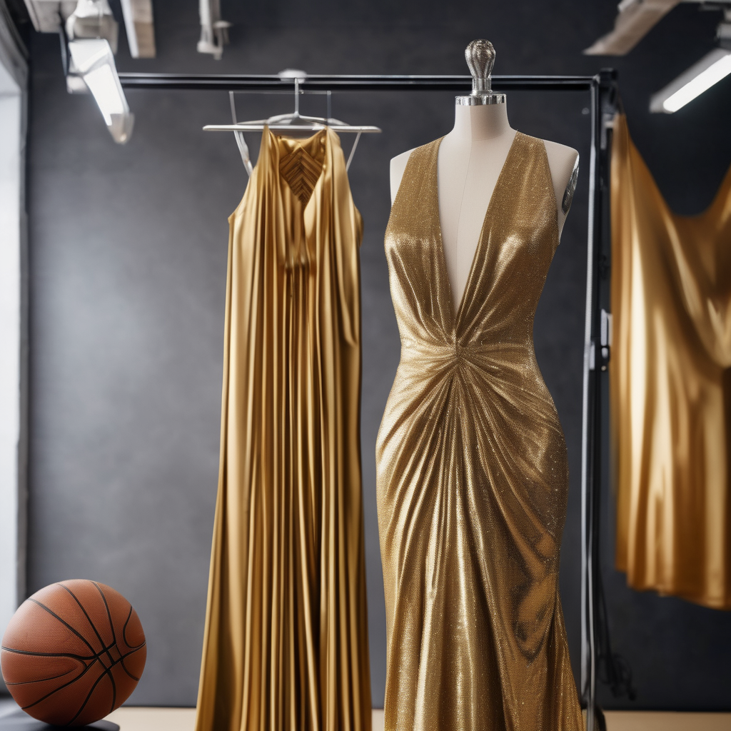 Taylor Rooks Stuns in Thanos-Inspired Golden Dress at NBA Cup