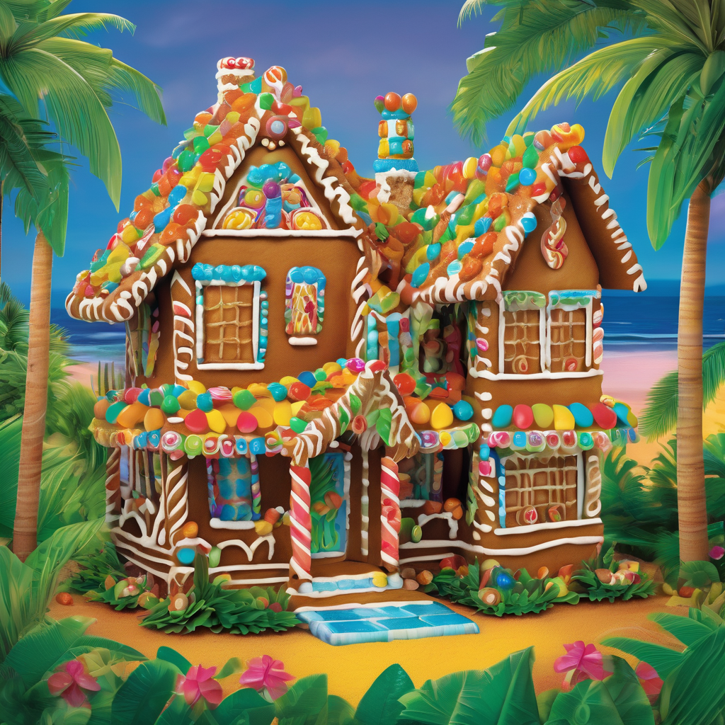 Fiji's Sheraton Unveils South Pacific's Largest Gingerbread House