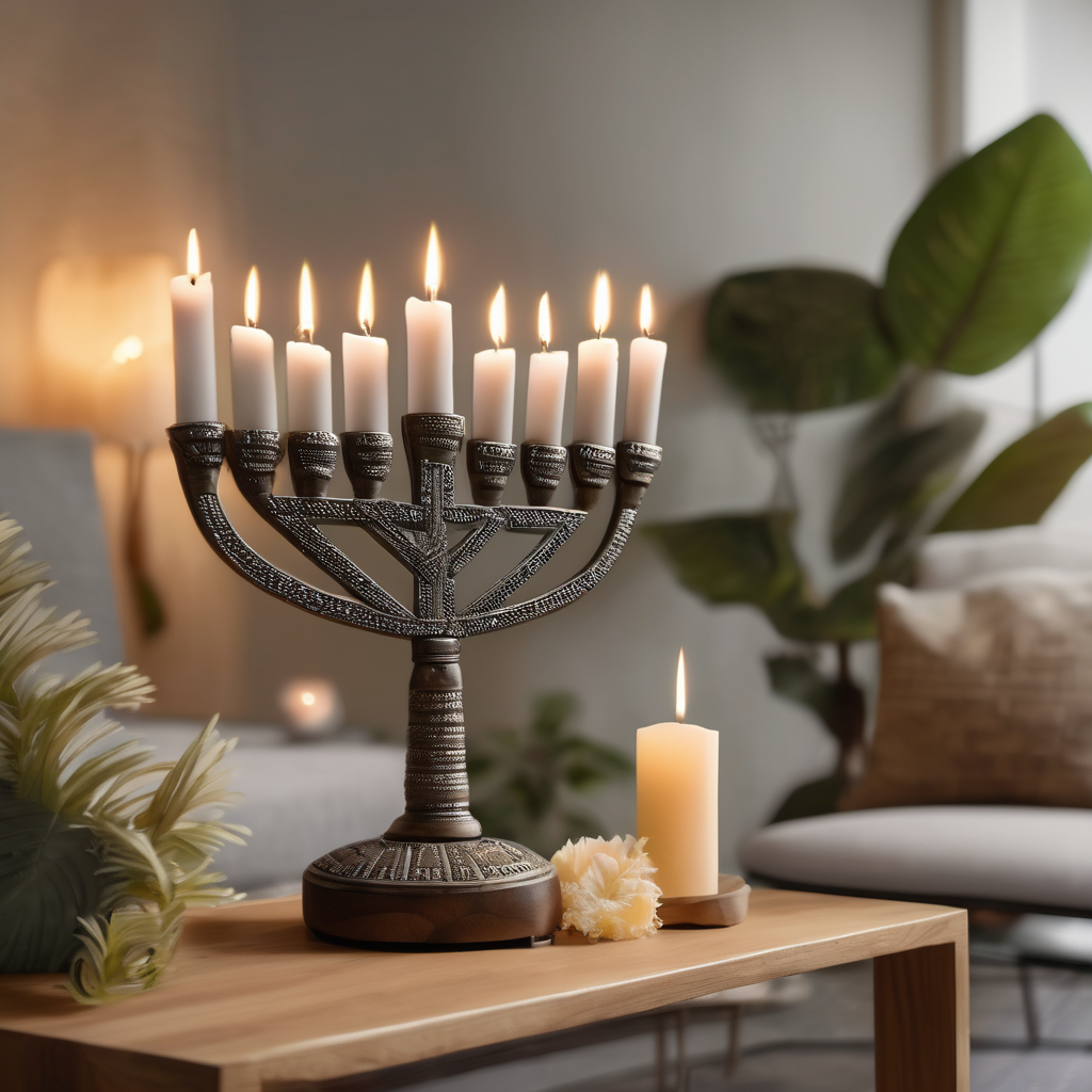 Madonna shares rare Hanukkah moment with boyfriend Akeem Morris and her twin daughters