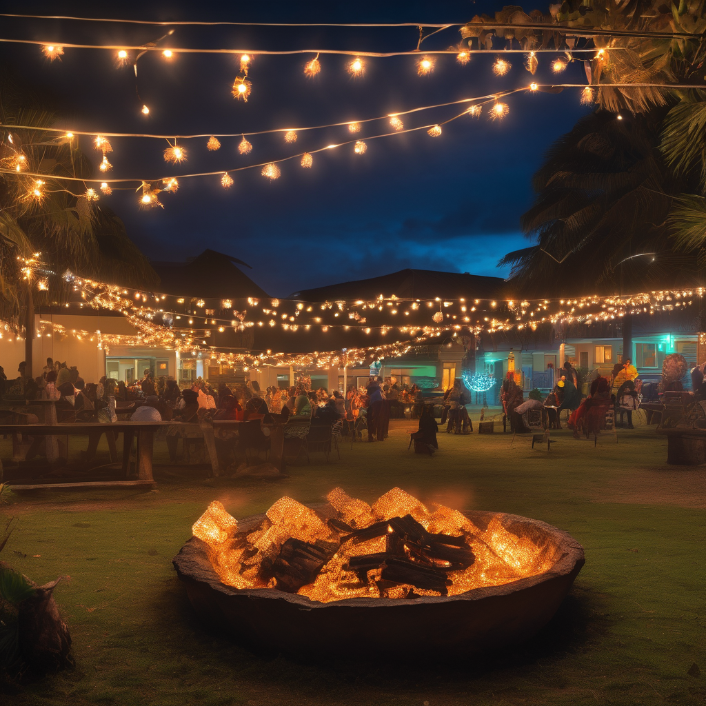 Christmas Lovo Feast Lights Up a Fiji Hospital