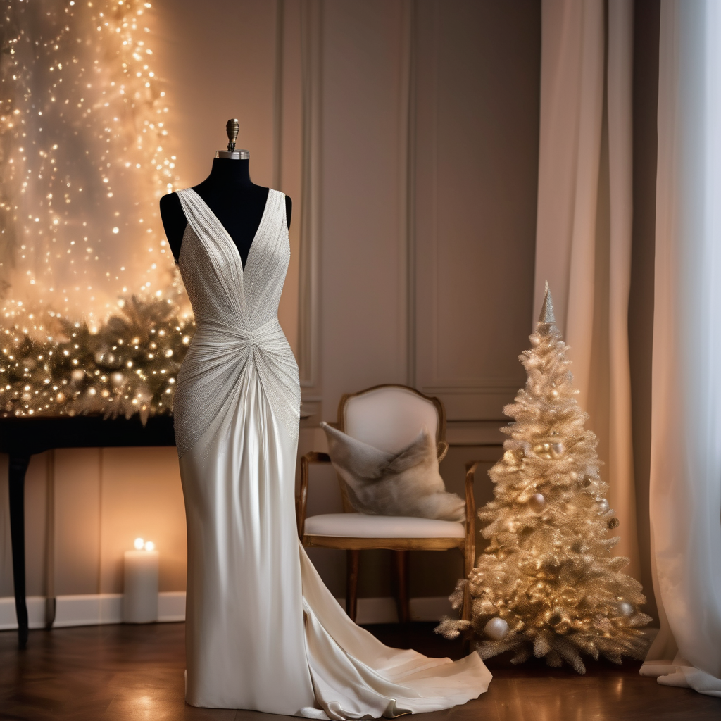 Kim Kardashian Dazzles Christmas Eve in Rare 1986 Mugler Gown