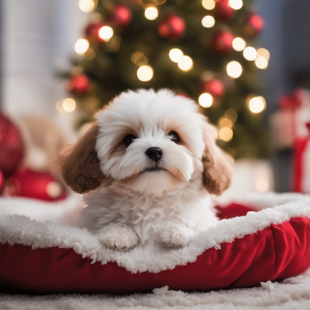 Khloé Kardashian Welcomes Christmas Puppy Peppermint