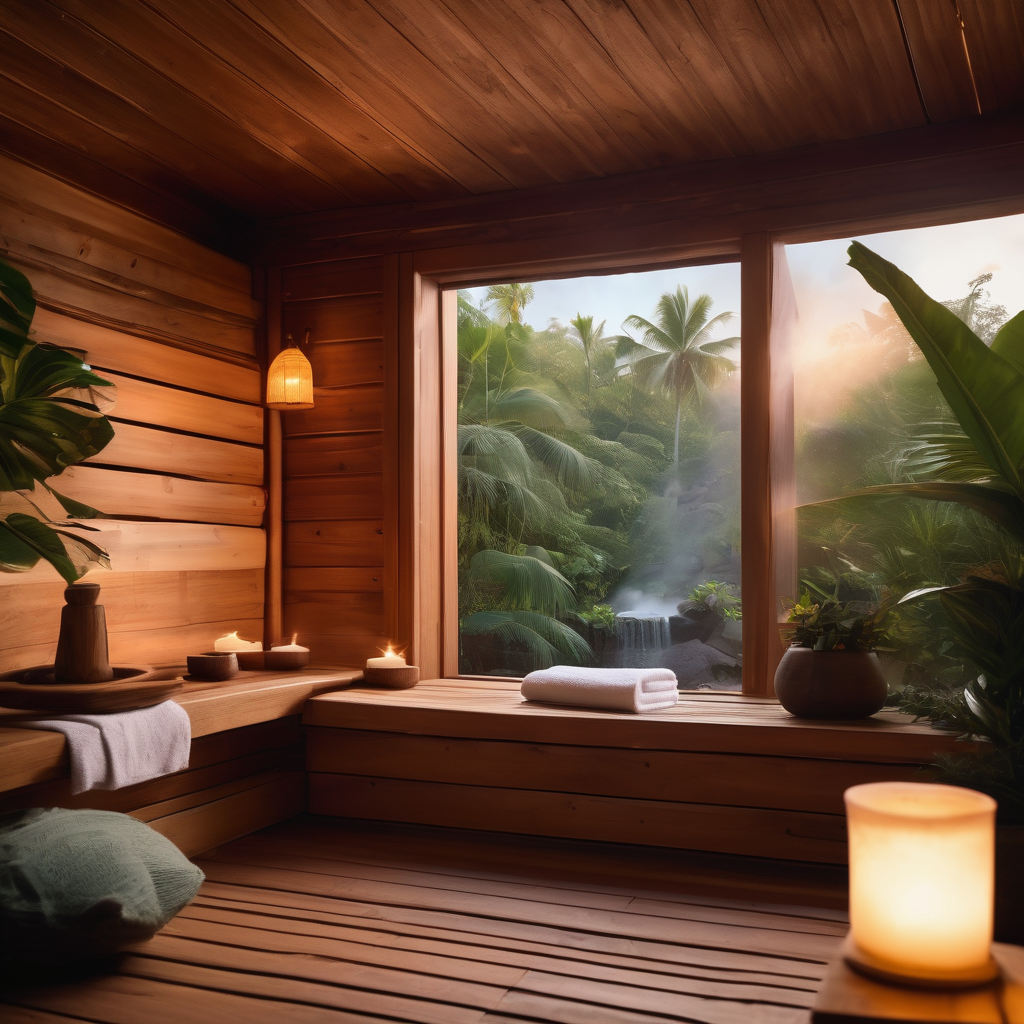 Nina Dobrev Unplugs in a Sauna Ahead of the New Year