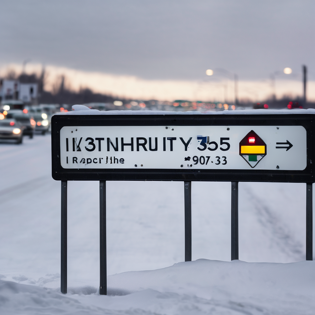 Iowa Blizzard Forces I-35 Closure Amid Surging Crashes
