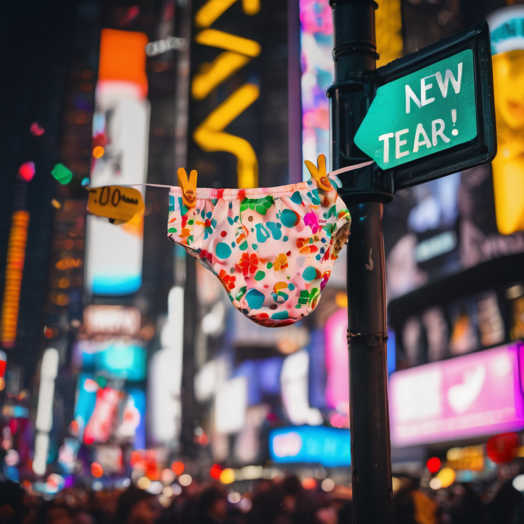 Times Square New Year's Eve Sees Unusual Diaper Trend