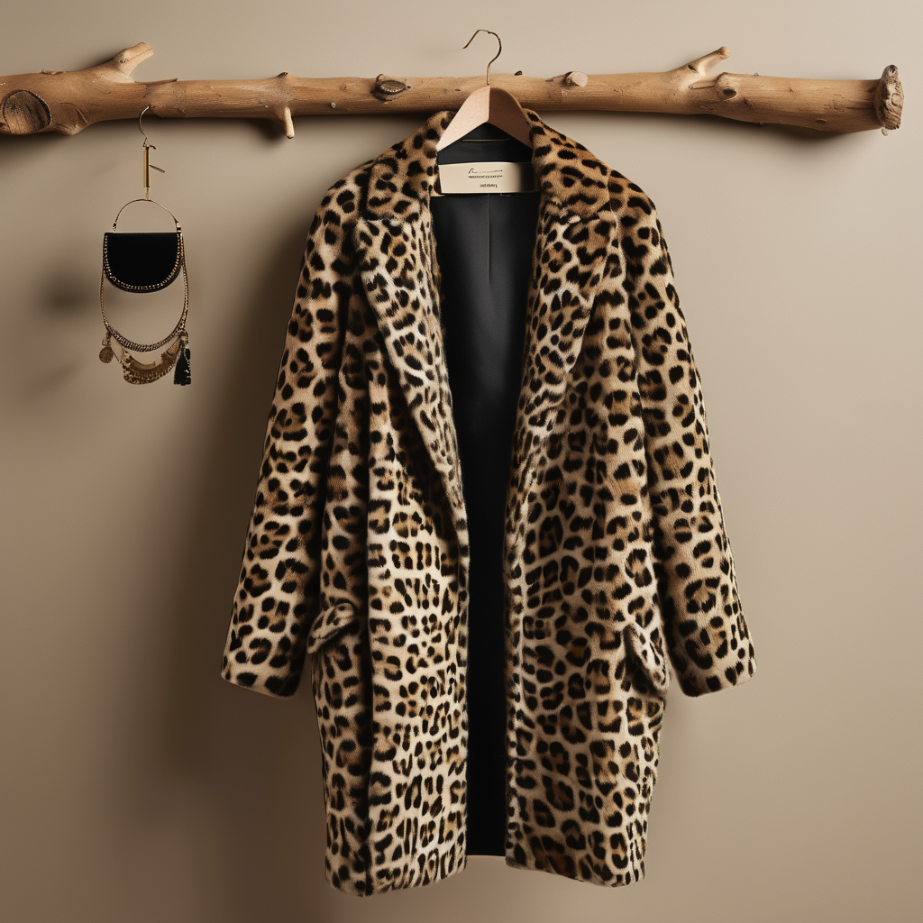 Dakota Johnson Rocks Vintage Leopard Coat with Eco-Chic Accessories