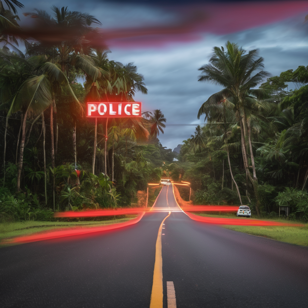 Fiji Police Debunk Viral Video, Clarify Traffic Scene at Talenaua Crash