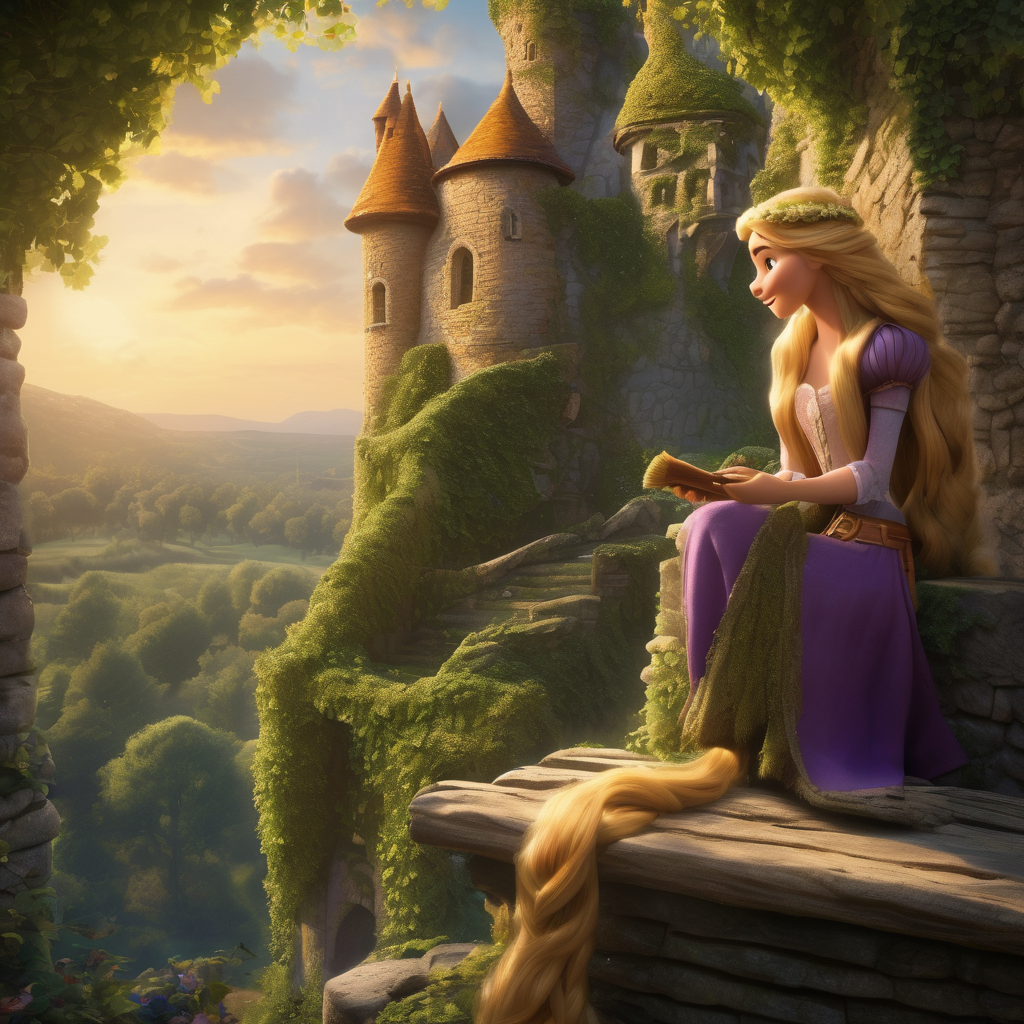 Disney's Tangled Live-Action Cast: Teagan Croft as Rapunzel, Milo Manheim as Flynn Rider