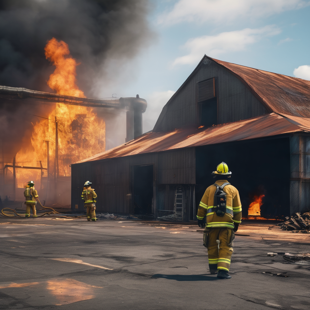 Fire Breaks Out at Tri-Dees Spare Parts Warehouse in Namaka