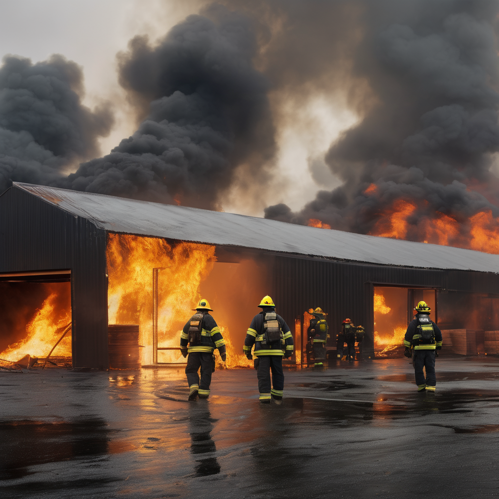 Fire Breaks Out at Tri-Dees Spare Parts Warehouse in Namaka