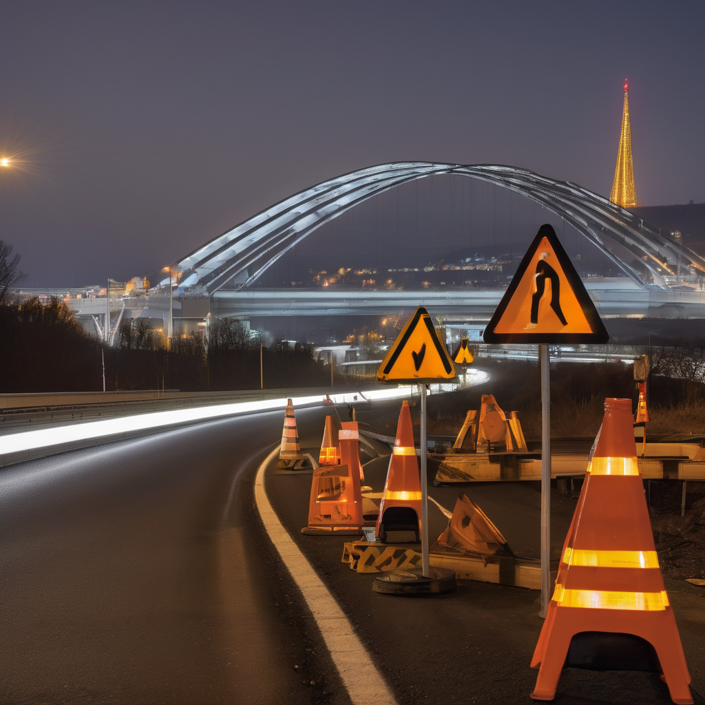 Pierre-Bénite Viaduct Renovation Sparks Night Closures on Lyon’s A7