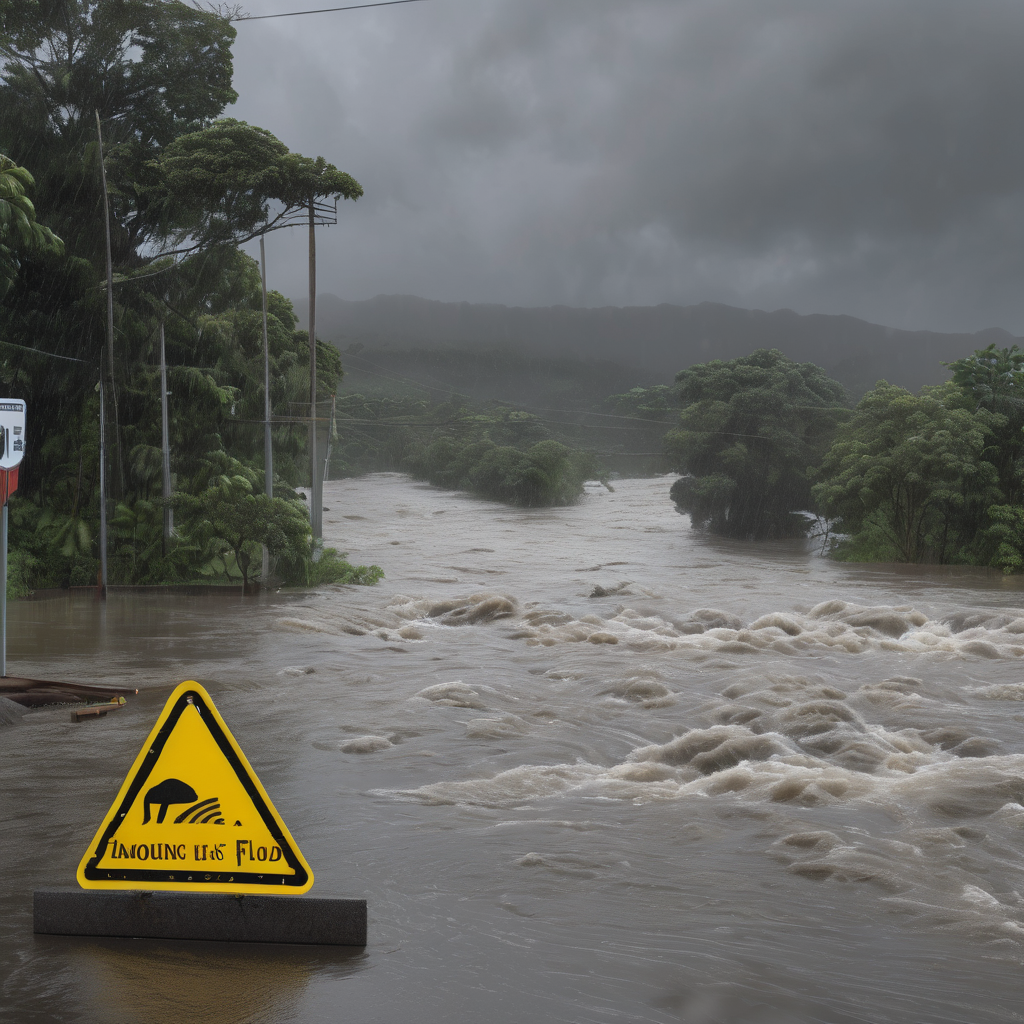 Fiji on Alert: Flash Flood Warning Amid Heavy Rain