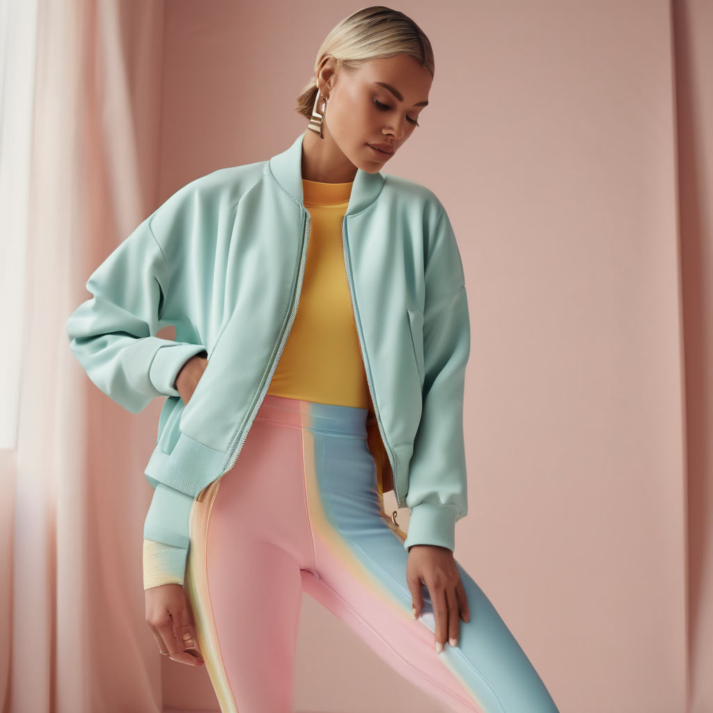 Mikayla Demaiter Stuns in Glam Athleisure Mirror Shots