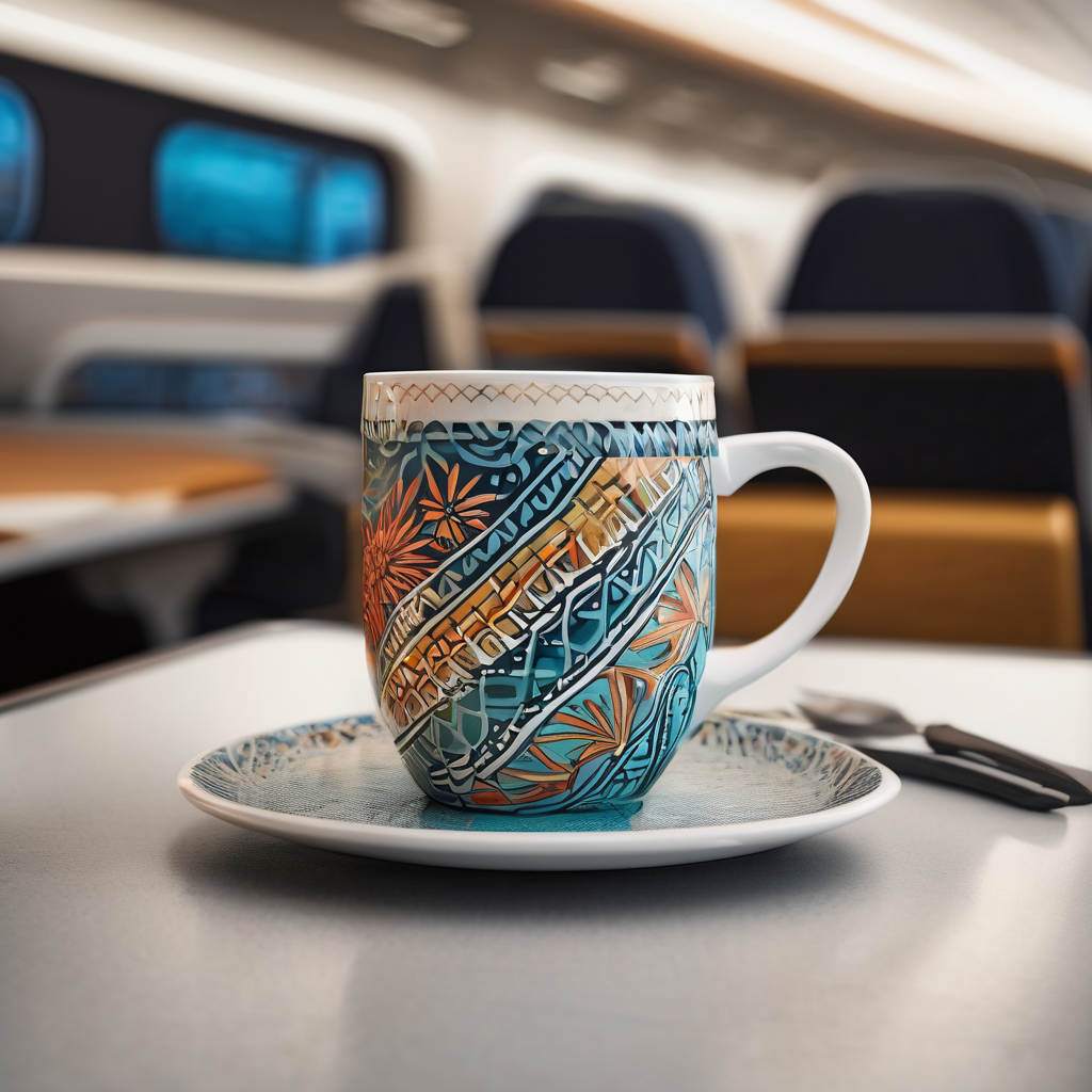 Fiji Airways Unveils Inflight Cup Art by Sigavou Studios