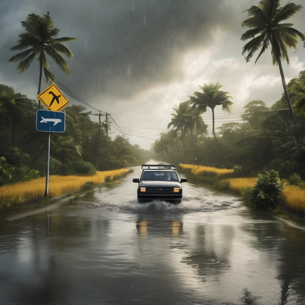 Flooded Roads Force Closures in Fiji's Western Division