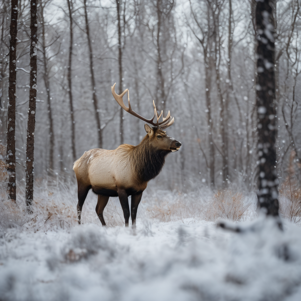 Chernobyl's Winter Wildlife: Elk, Deer and Przewalski's Horses Thrive Amid Recovery